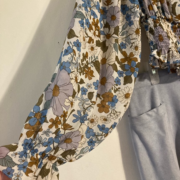 60s Retro skirt and floral top - Picture 3 of 6